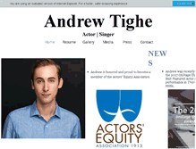 Tablet Screenshot of andrewtighe.com